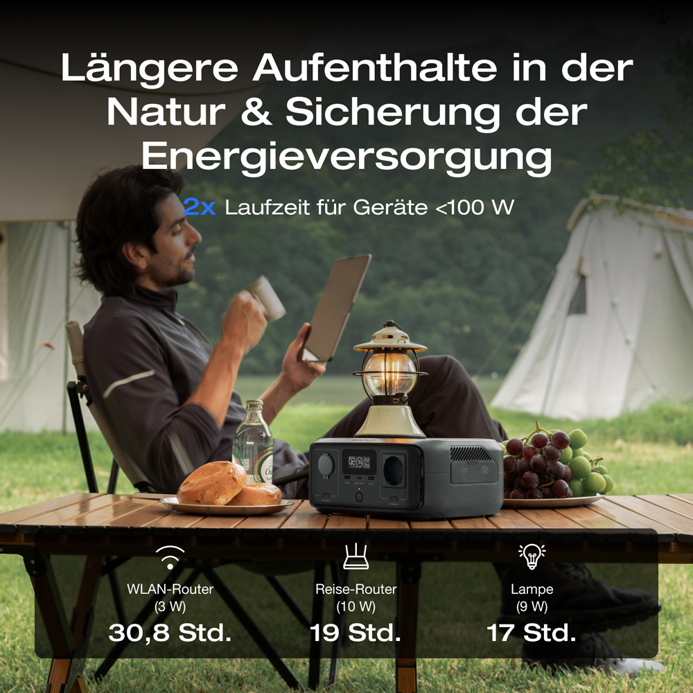 EcoFlow River 3 tragbare Powerstation 245Wh 300W