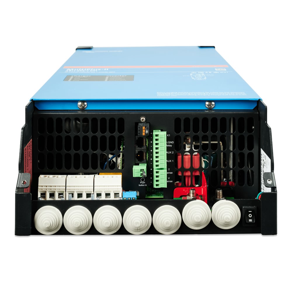 Detailanzeige der Anschlüsse vom Victron MultiPlus 2 48/4k5/55-32 230V