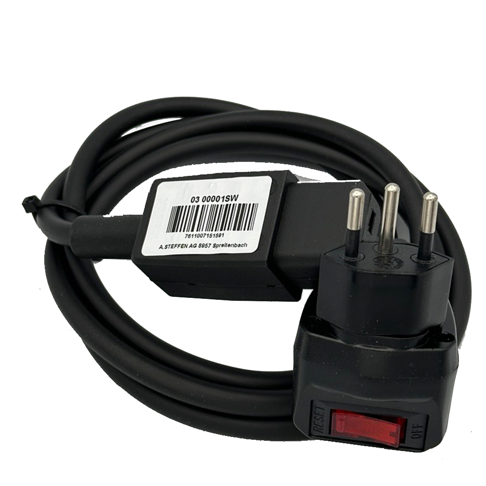 1.5 m C19-to-T12 adapter cable with overcurrent protection