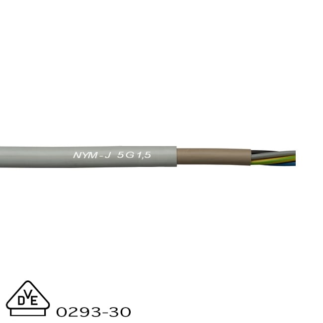 Kabel in grau und offener Verbindungsmöglichkeit