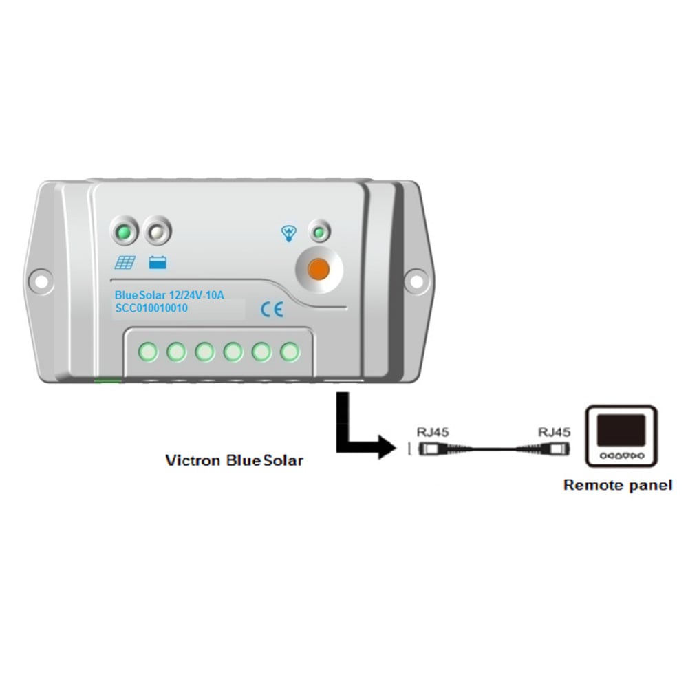 Victron Remote Panel Victron Remote Control Display for BlueSolar PWM-Pro | 8-67-008490