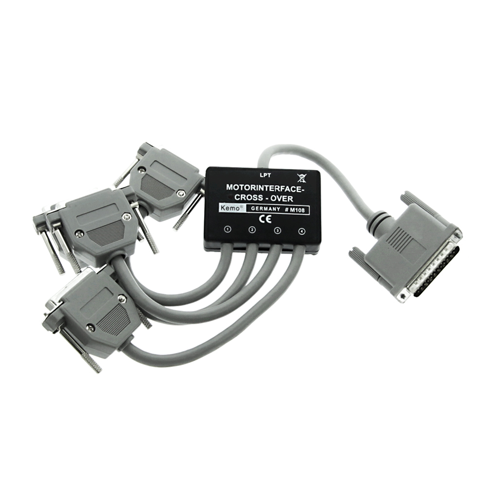 KEMO 4-fach Cross-Over Interface Weiche Stepper Motor
