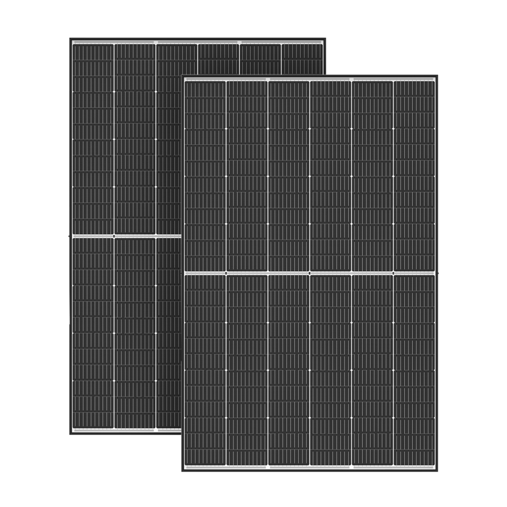 Centrale électrique de balcon 860W Hoymiles HMS-800W-2T avec 2 modules Black Frame de 430W