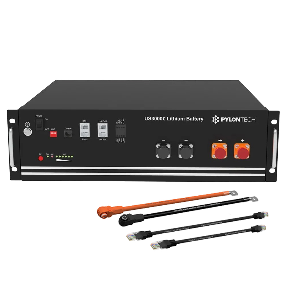 Pylontech US3000C Lithium-Speicher 3,5 KWh – LiFePO4 Batterie Für Solar