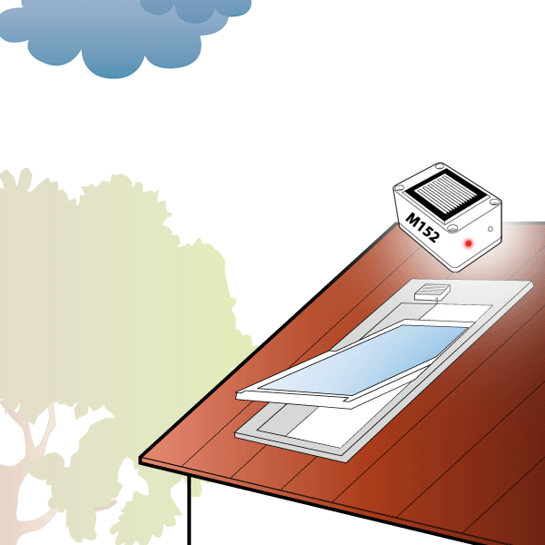 Veranschaulichung wie der Regensensor funktioniert