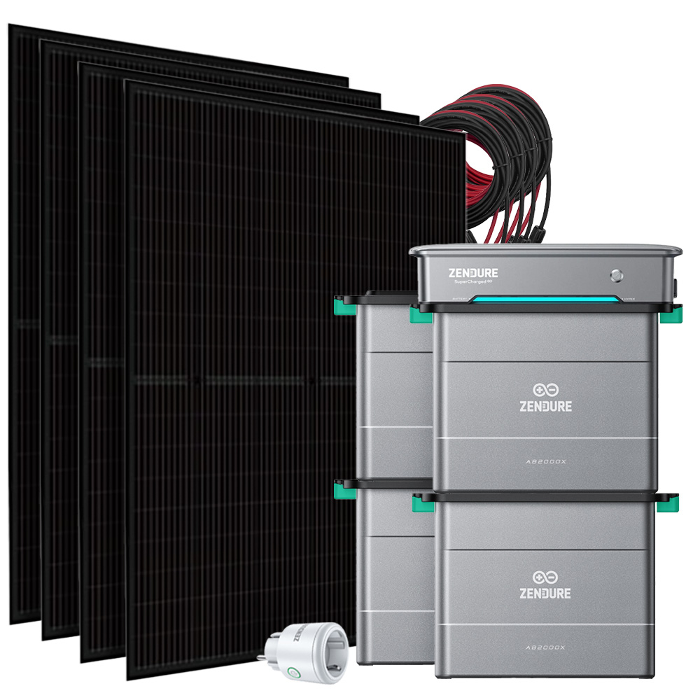 Offgridtec SolarFlow 7,68kWh 1780w Hyper 2000 Centrale électrique pour balcons Dual-Glas TOPCon incl. Satellite Smart Plug