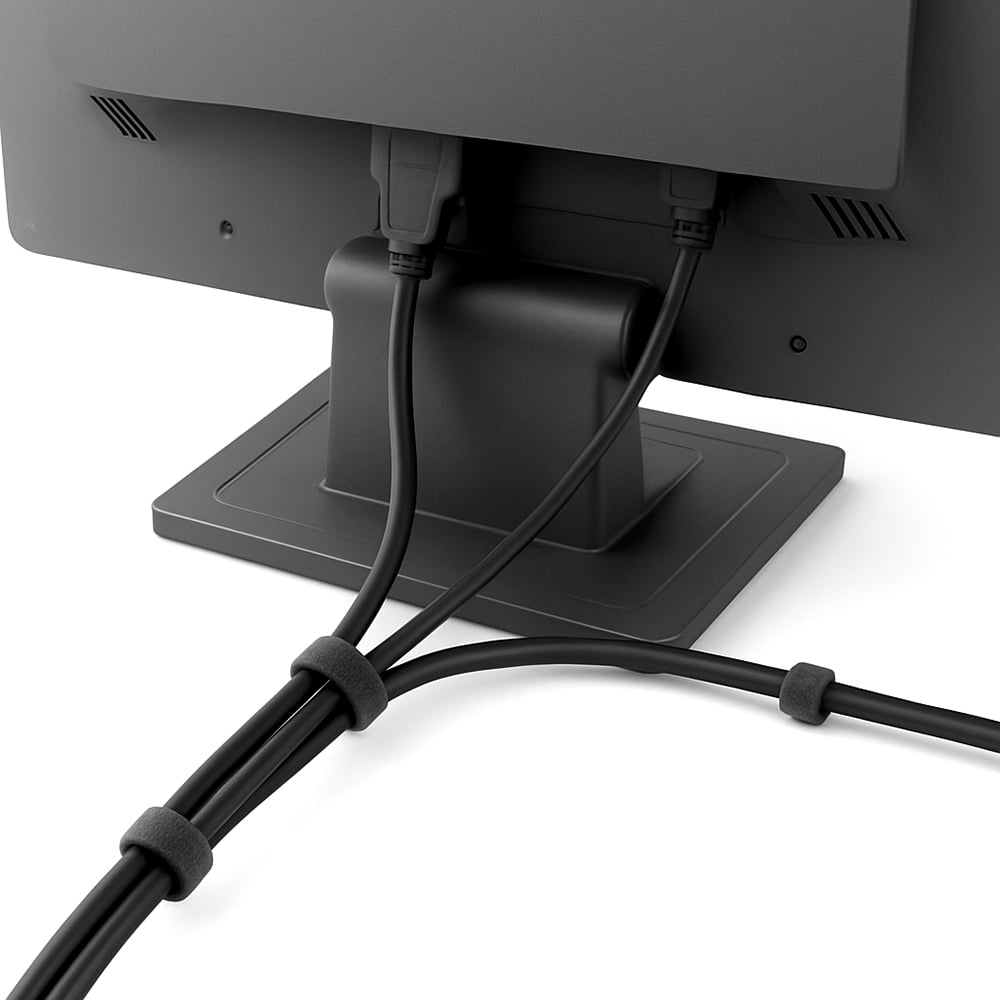 Klett-Kabelbinder 10m x 10mm Schwarz zuschneidbar für Kabelmanagement