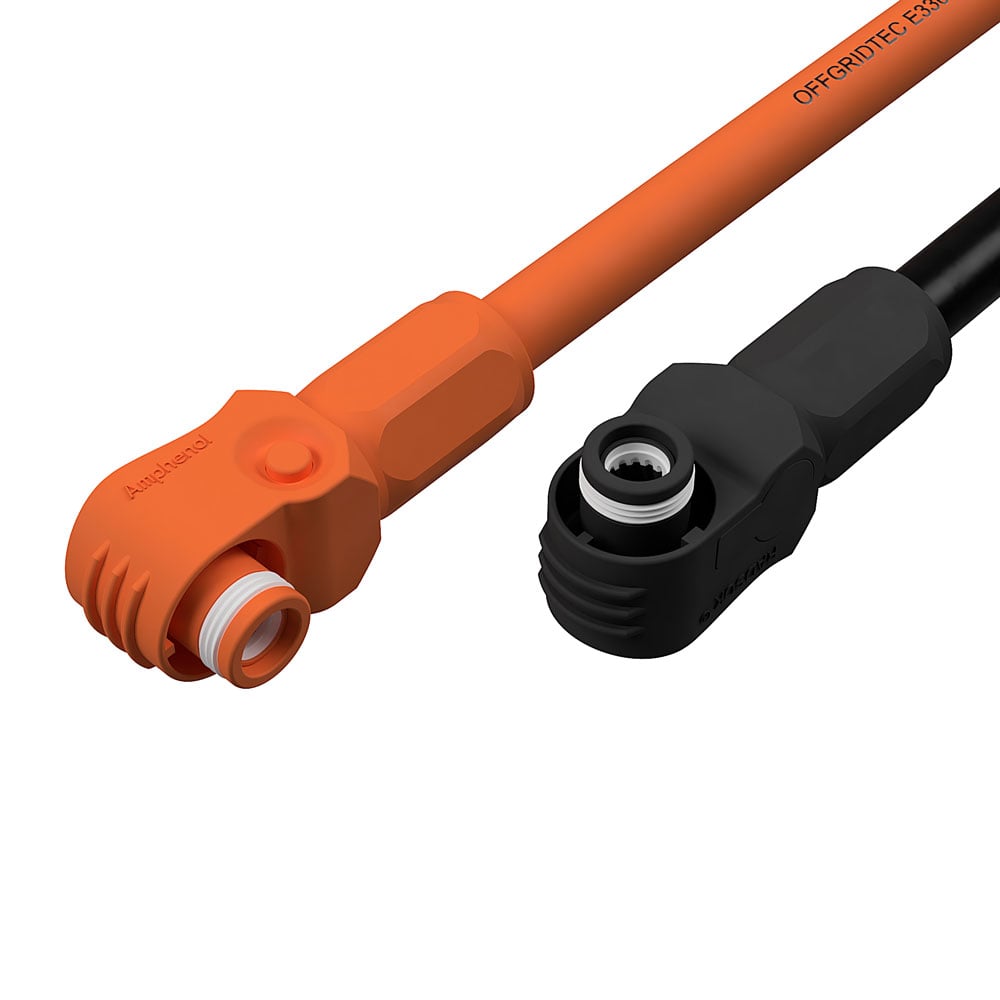 Offgridtec® 2m Batteriekabel 16mm² beidseitig M8 Ösen