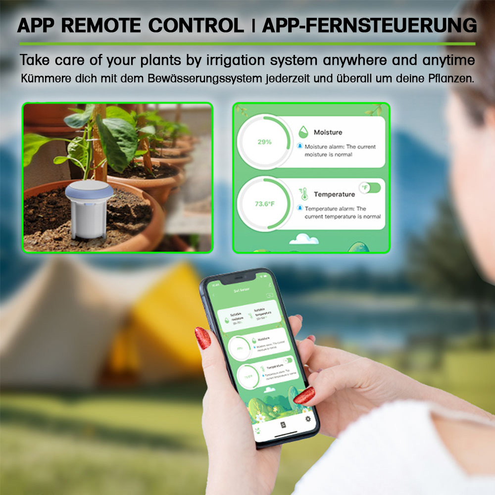 Offgridtec Smart WiFi Soil Moisture Sensor – Tuya Smart Life, App & Voice Control