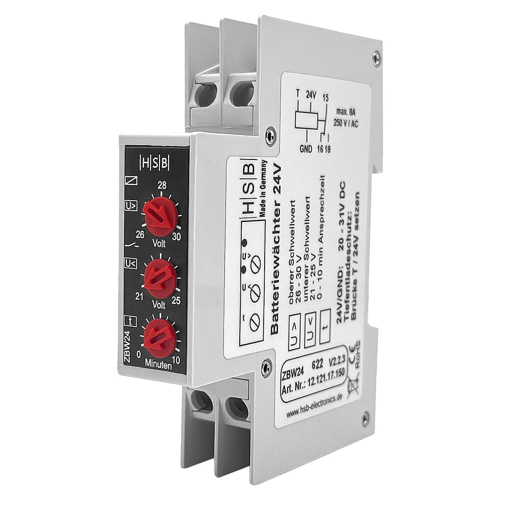 Batterie-Wächter Bausatz 3 Led 12V 36x47mm