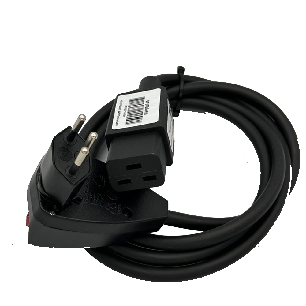 1.5 m C19-to-T12 adapter cable with overcurrent protection