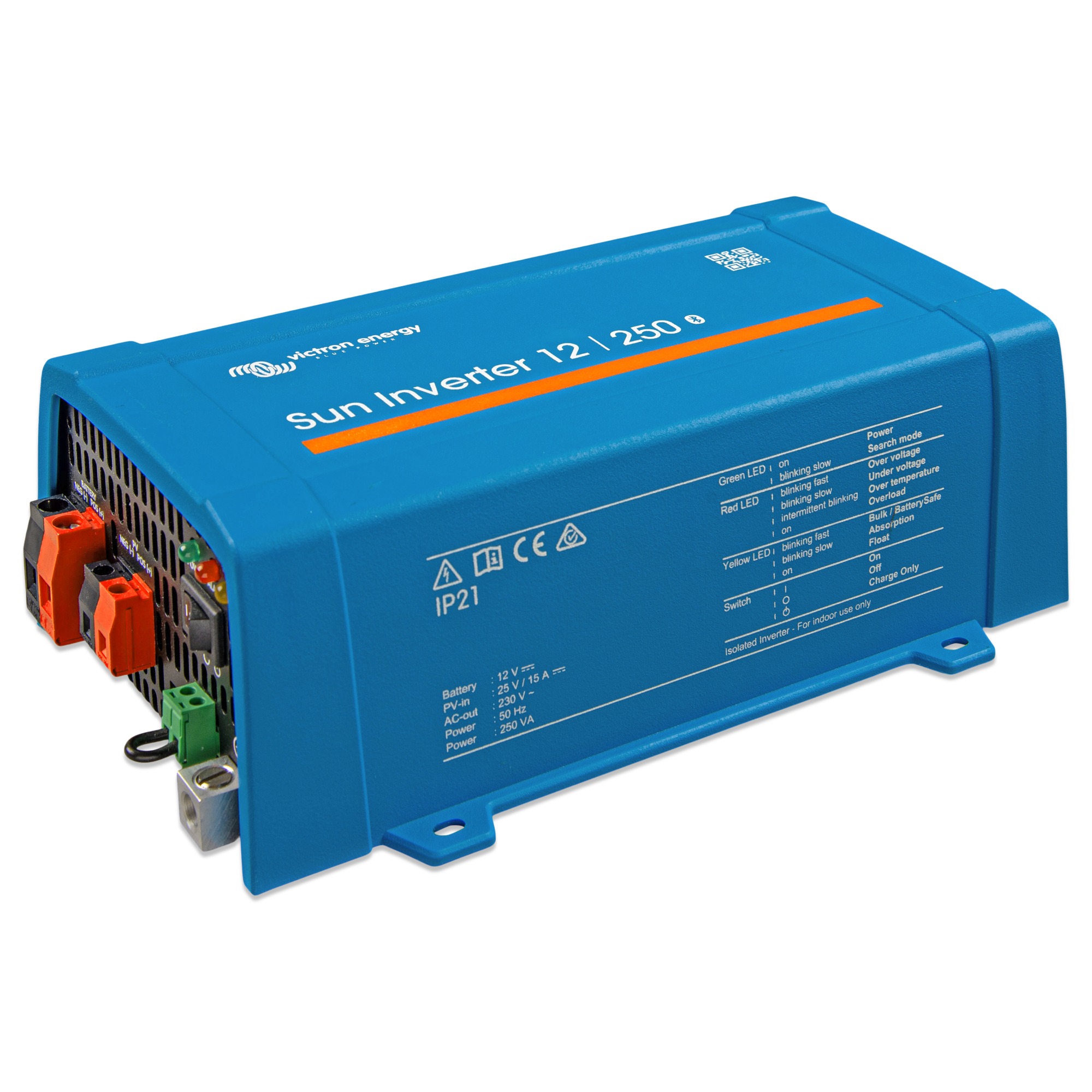 Victron Sun Inverter 12/250 schräge Frontansicht links