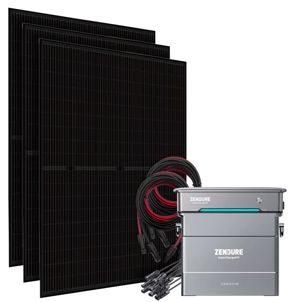Zendure aio-2400 light weight 1215Wp hm-1200 DTU-WLite Centrale solaire de balcon biface avec stockage