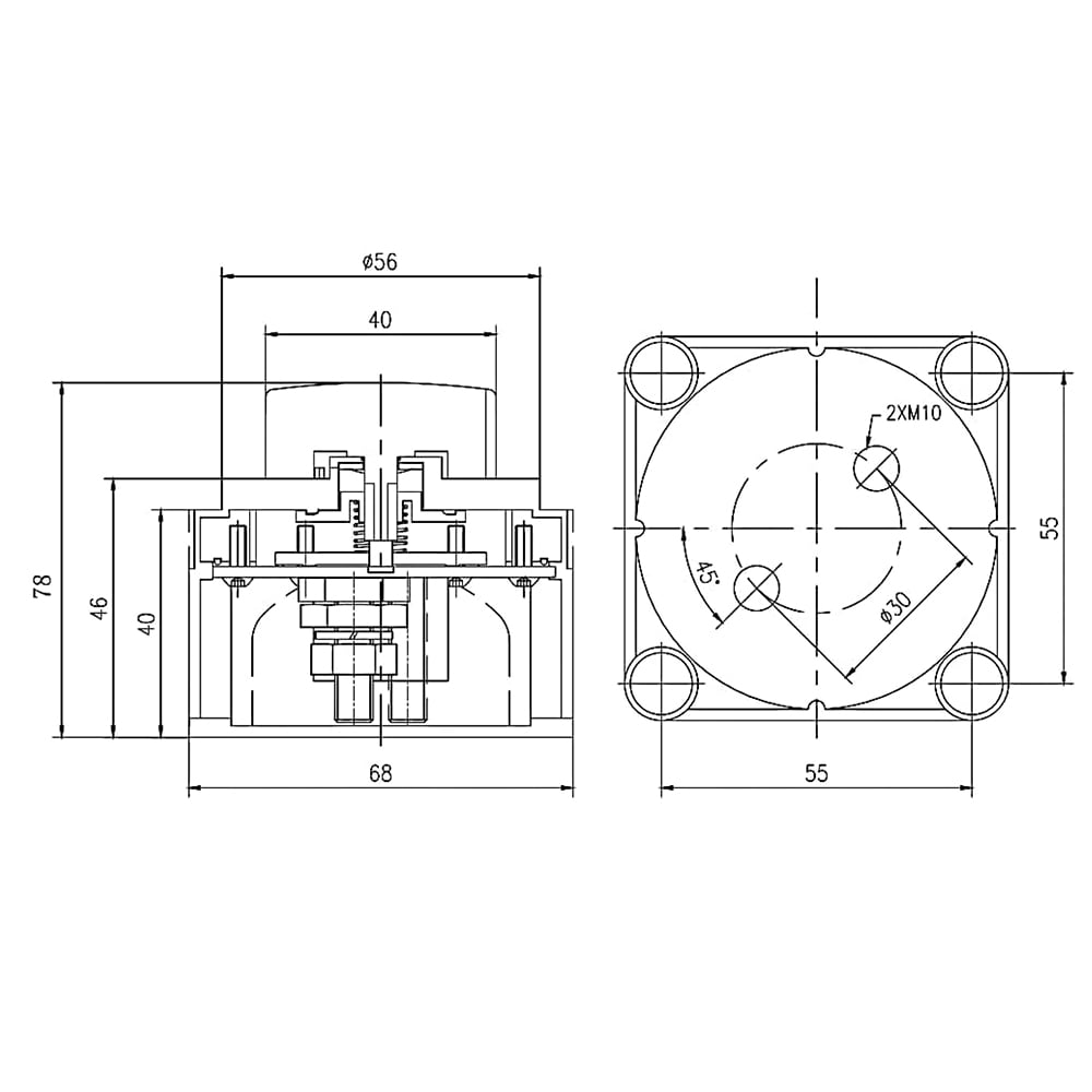 SSB-2212  Manson Batterie-Trennschalter, Bleisäure 24V 100A