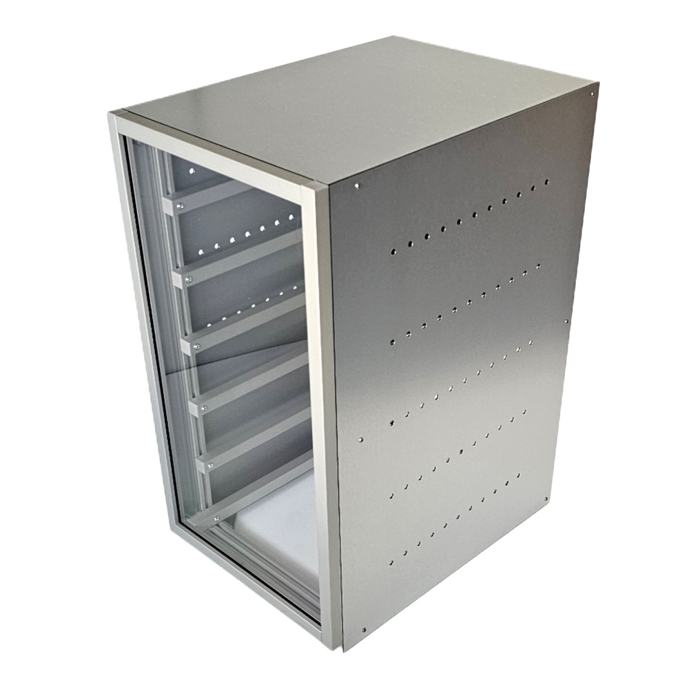Batterieschrank für 6 Pytes 48100R LiFePo4-Batterien VA-Optik