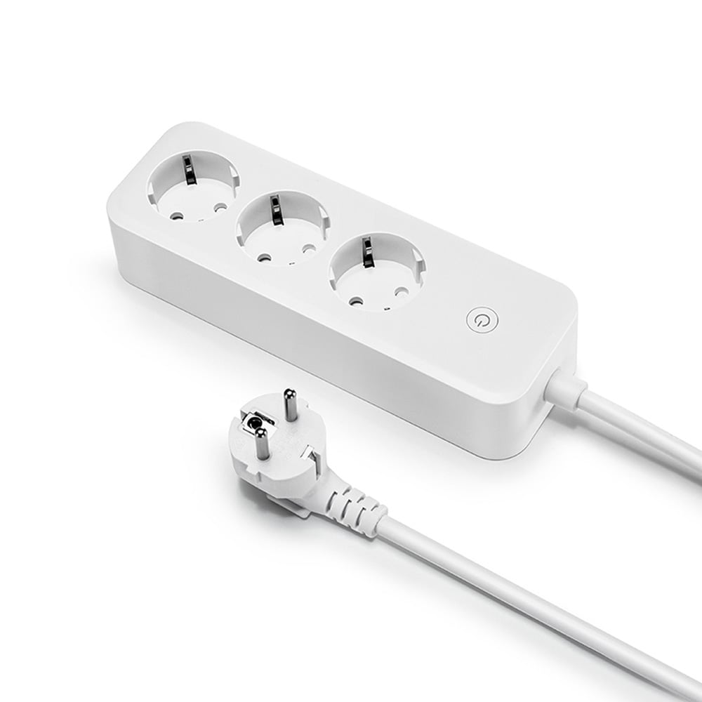Offgridtec Smarte 3-fach Steckdosenleiste mit Smart Life- oder Tuya-App 1,8m Kabel