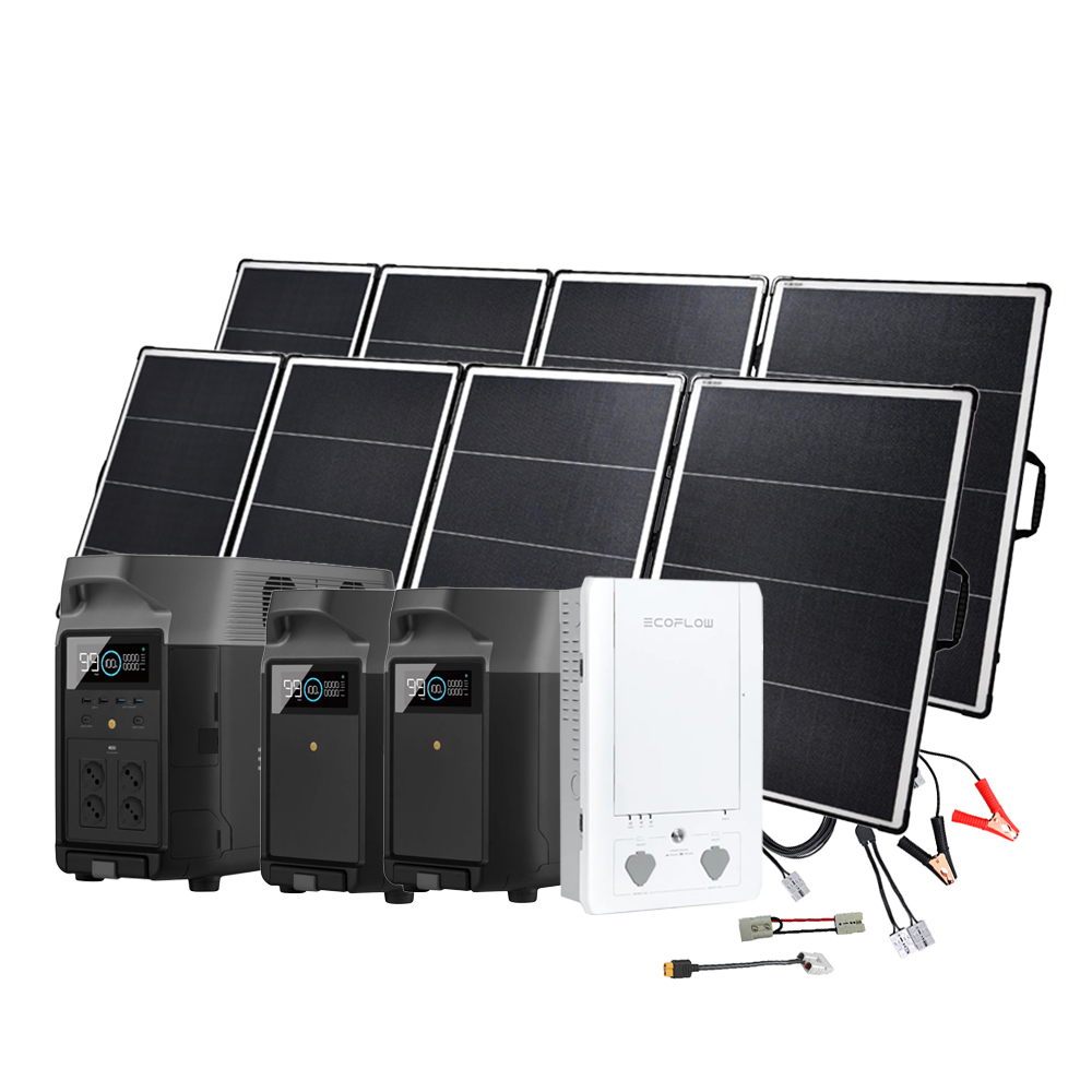 EcoFlow DELTA Pro Power Station with 800 Watts of Solar Panels