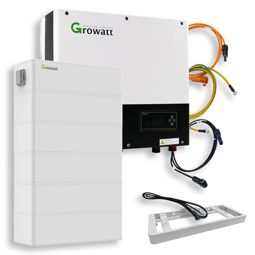 Growatt Retrofit Kit 12.8kWh ARK SPH 6000TL3 BH-UP Hybrid Inverter LiFePO4 Storage