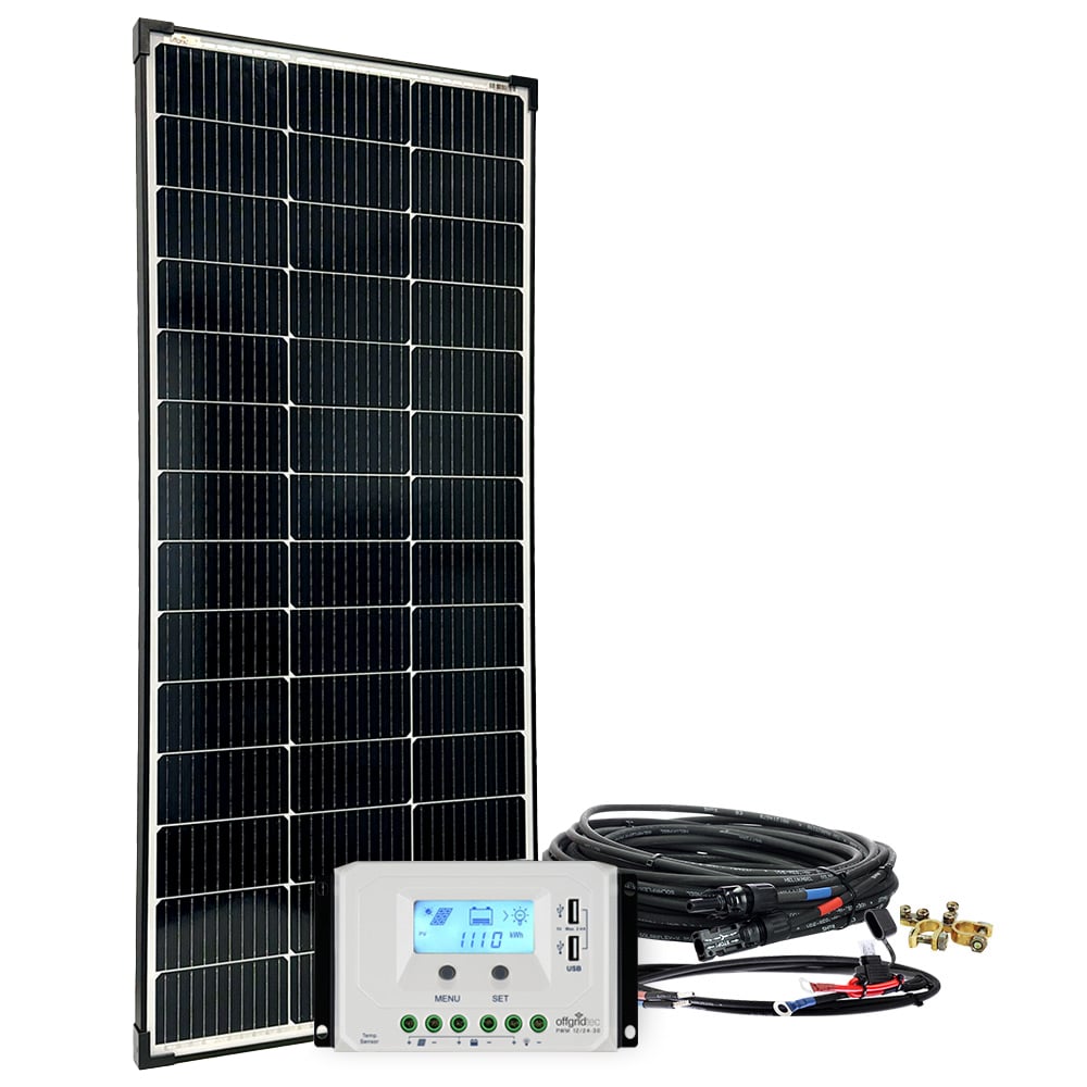Offgridtec® basicPremium-XL 150W Solaranlage 12V/24V Komplettsystem