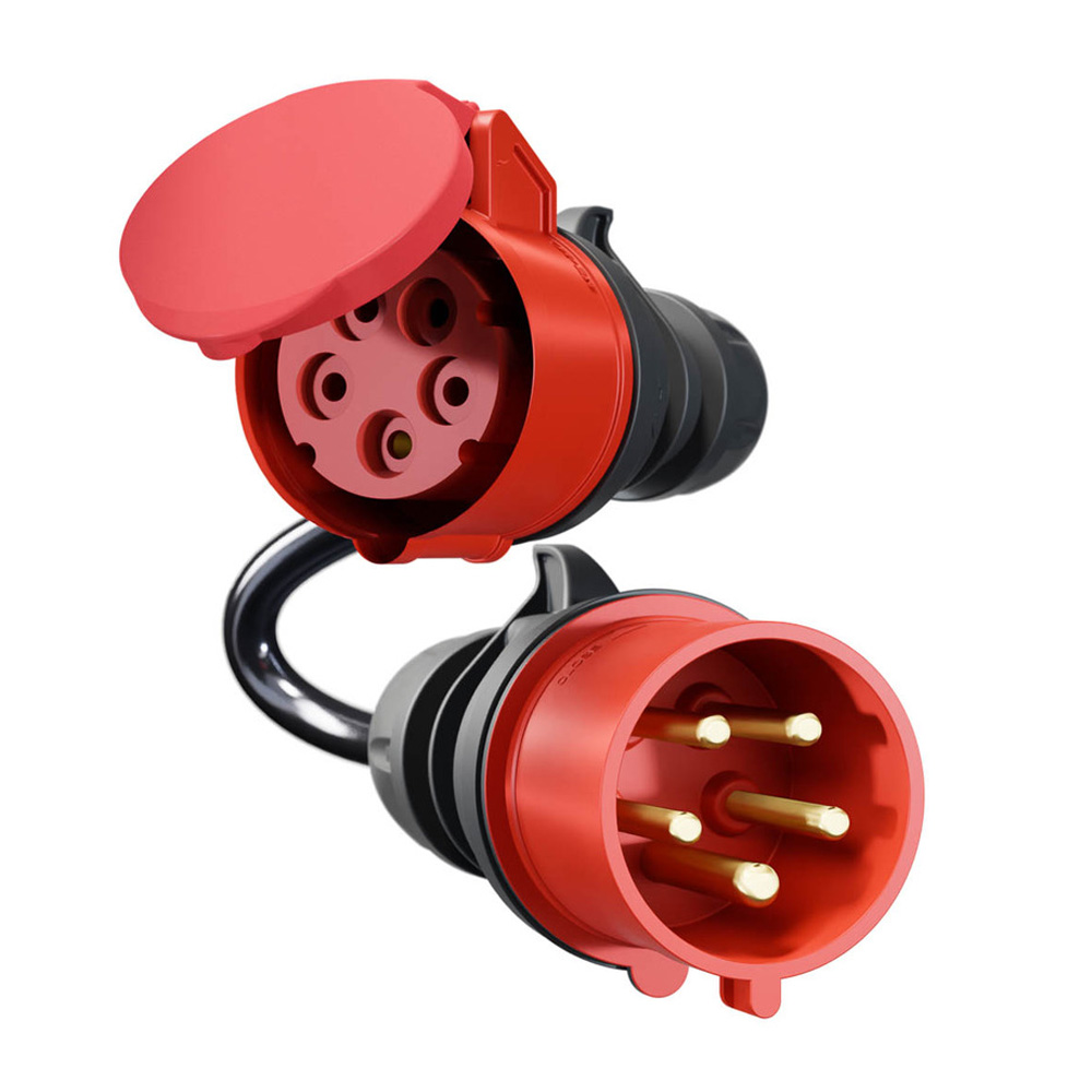go-e Adapter for Wallbox Gemini flex 11kW to CEE red 32A (three-phase current)
