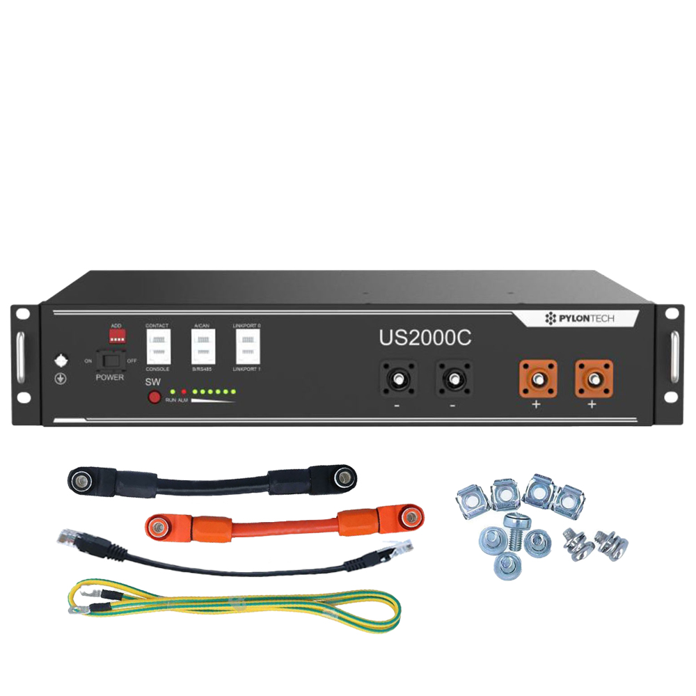 Pylontech US2000C 2,4kWh LiFePO4 48V Speicher inkl. BMS