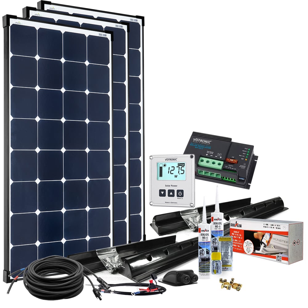 360W 12V MPPT Premium XXL- Wohnmobil Komplettset EBL-Option