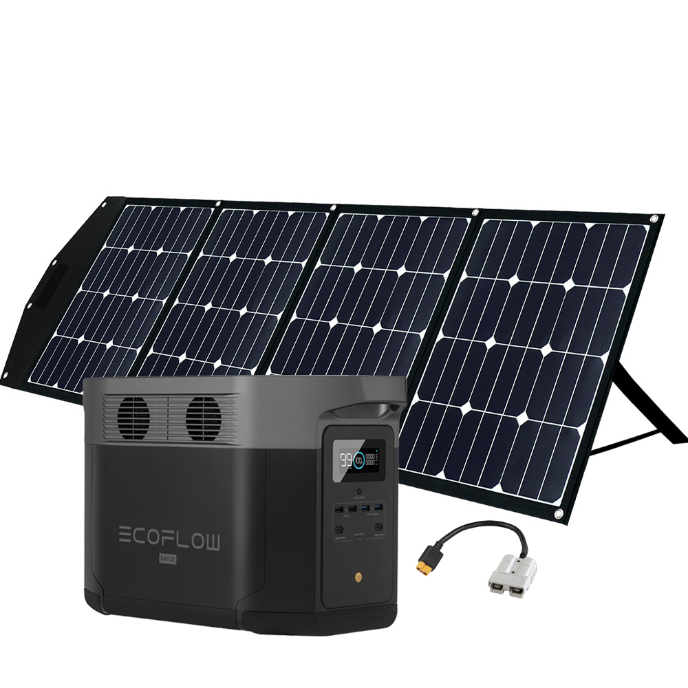 SparBundle EcoFlow Delta Max 1600 + 180W FSP-2 Offgridtec® Faltbares Solarmodul