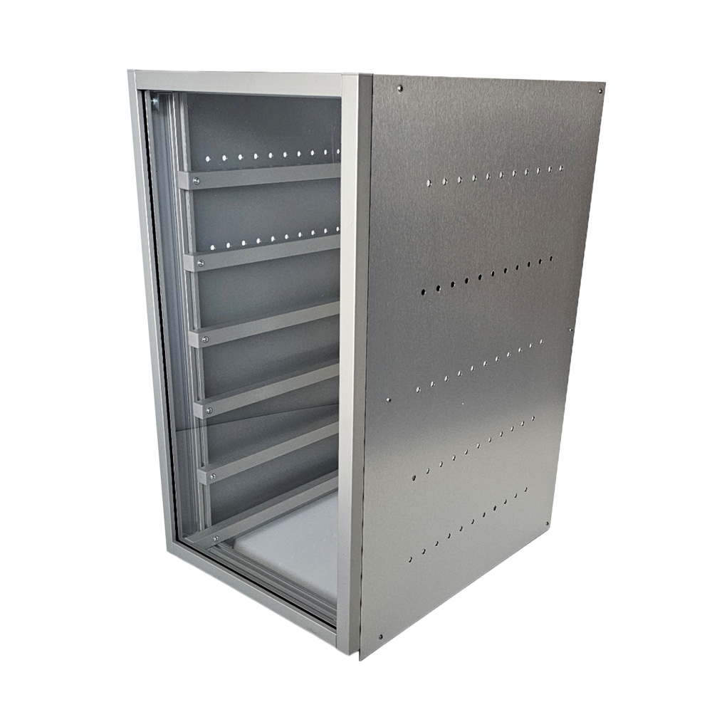 Batterieschrank für 6 Pytes 48100R LiFePo4-Batterien VA-Optik