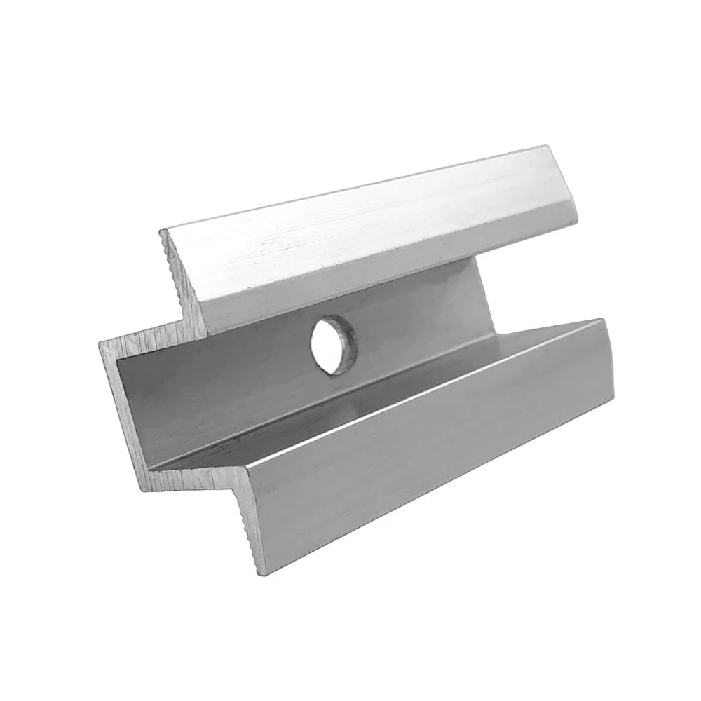 Wattstone Montage PV Est-Ouest sur toit plat pour 8 modules solaires 0° Socle en béton Tapis de protection des constructions noir