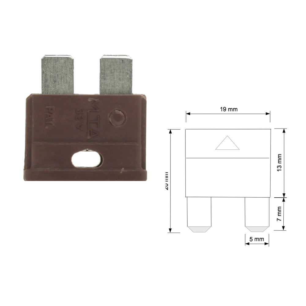 7.5a kfz flat fuse 6-32v