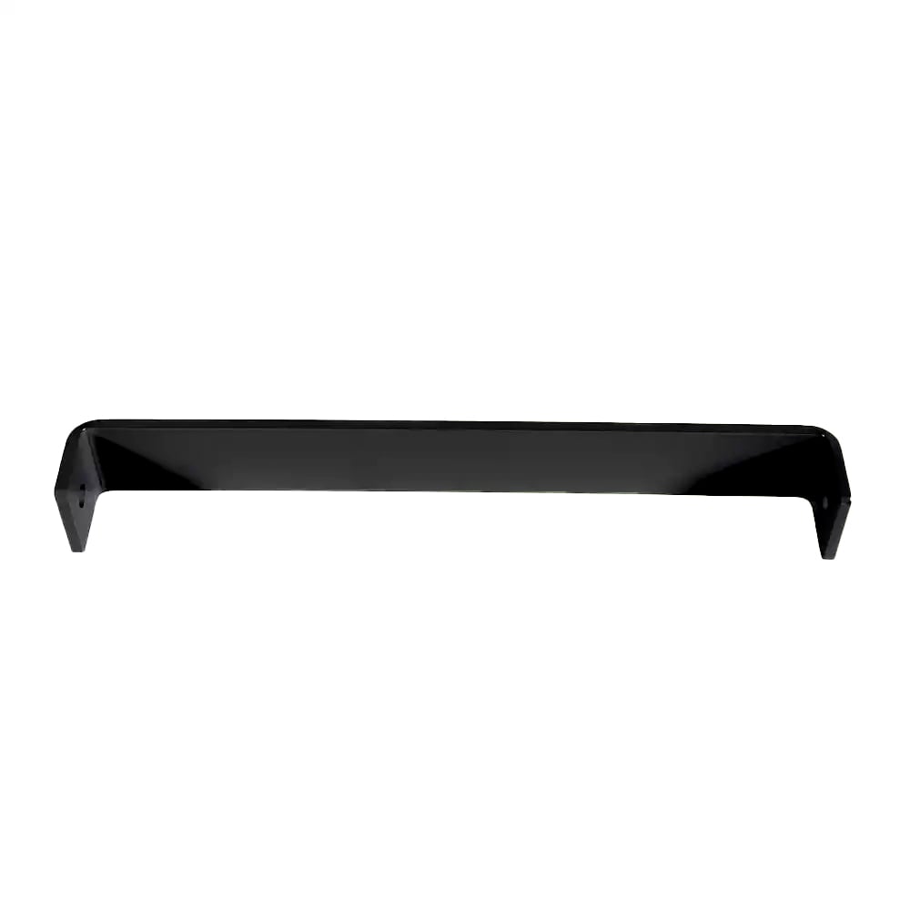 Wattstone Ost-West-Verbinder aus verzinktem, pulverbeschichtetem Stahl, 5 mm stark, Maße 310x32 mm, schwarz