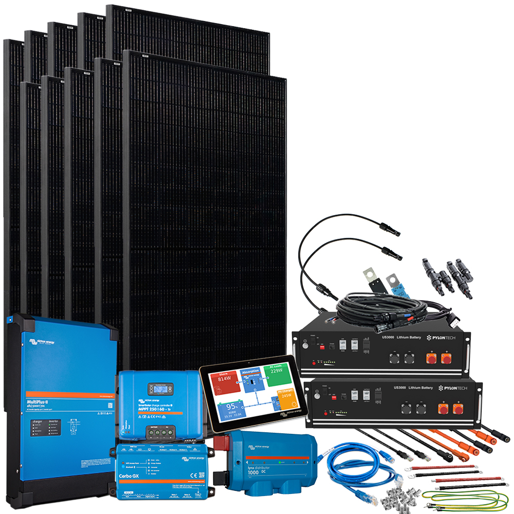Offgridtec® HomePremium m usv Solaranlage 4300Wp 7kWh LiFePo4 storage 1-phase