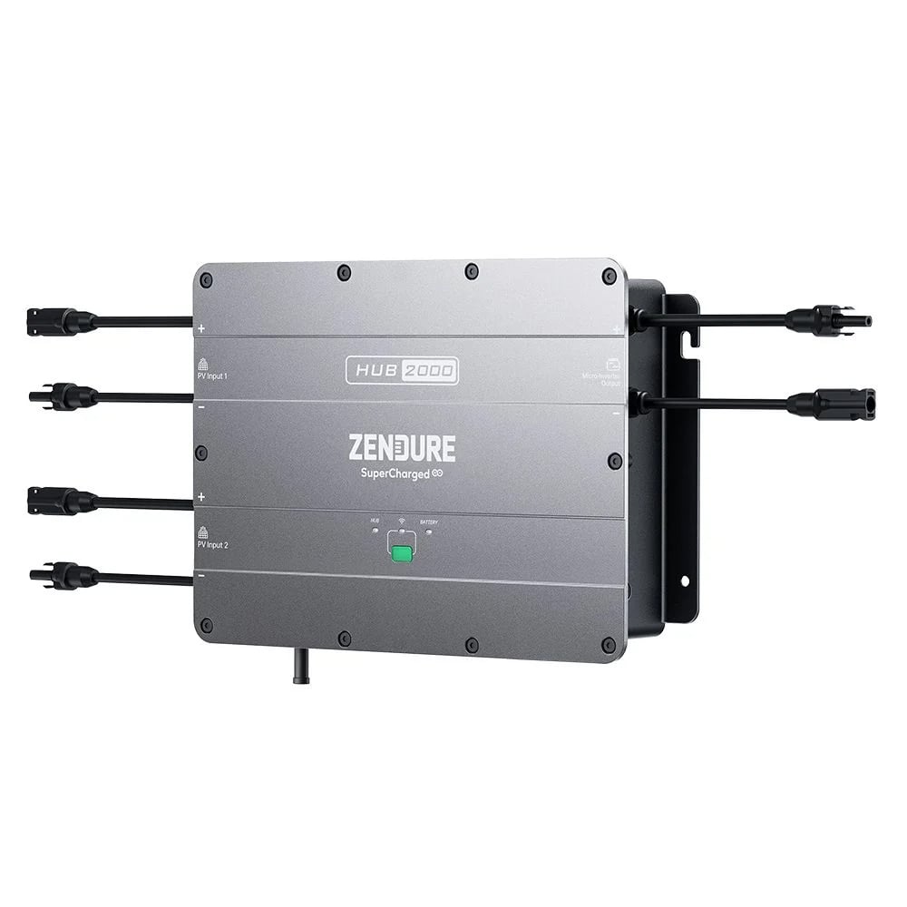 Zendure SolarFlow Set 7,68kWh Smart pv Hub 2000 avec 4x batterie d'extension ab2000