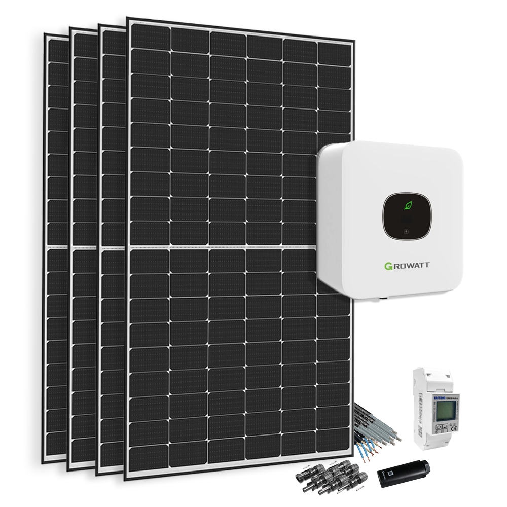 1740W Balkonkraftwerk mit Growatt MIC-1500 TL-X WiFi und 435W Jinko Tiger Neo