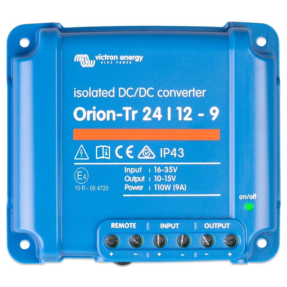 Victron Orion-Tr 24/12-9 DC-DC Converter isolated 24V to 12V 9A 110W
