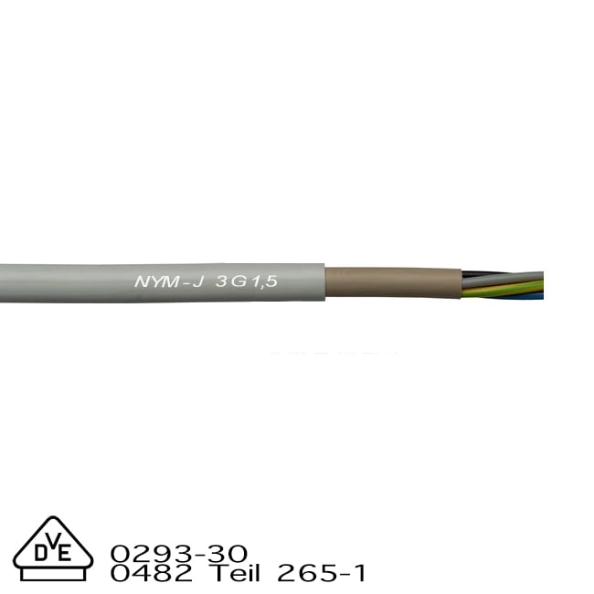 Kabel in grau und offener Verbindungsmöglichkeit