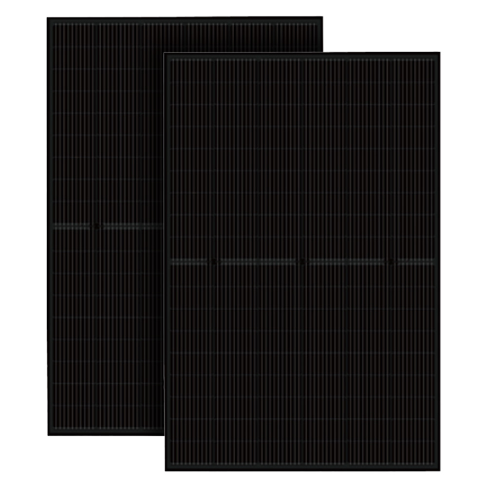 Stapelansicht: 2x Luxen Solar 450W Full-Black Solarmodule