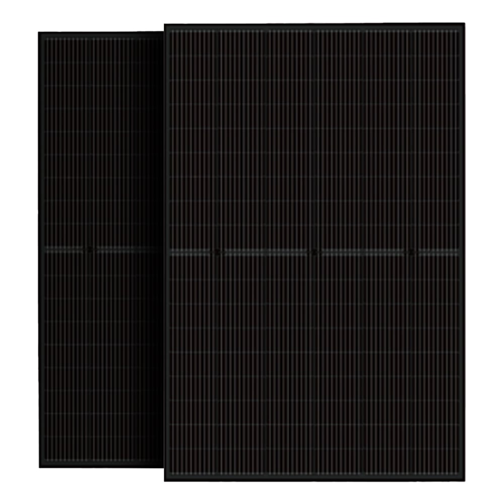 Stapelansicht: Zwei Luxen 430 Watt Full-Black Solarmodule