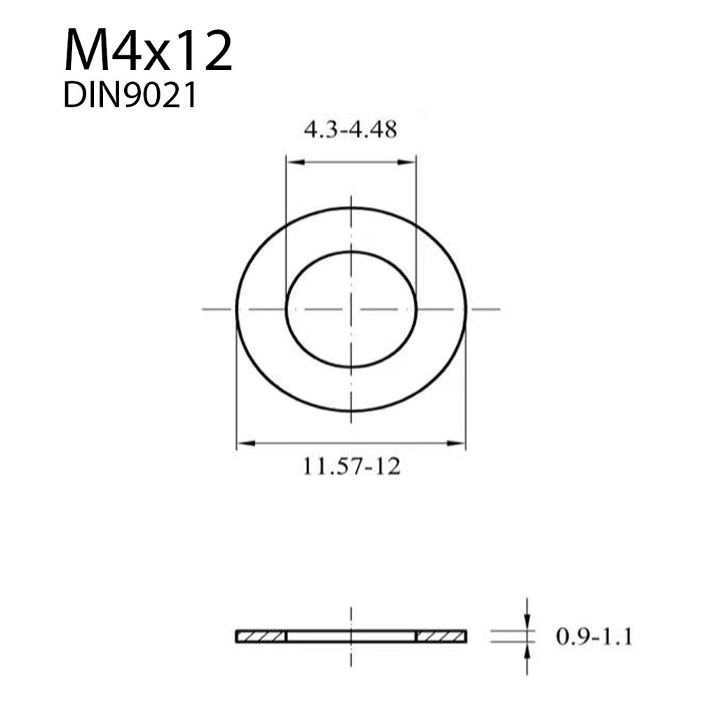 Unterlegscheibe Beilagscheibe schwarz Edelstahl V2A DIN304 M5 x