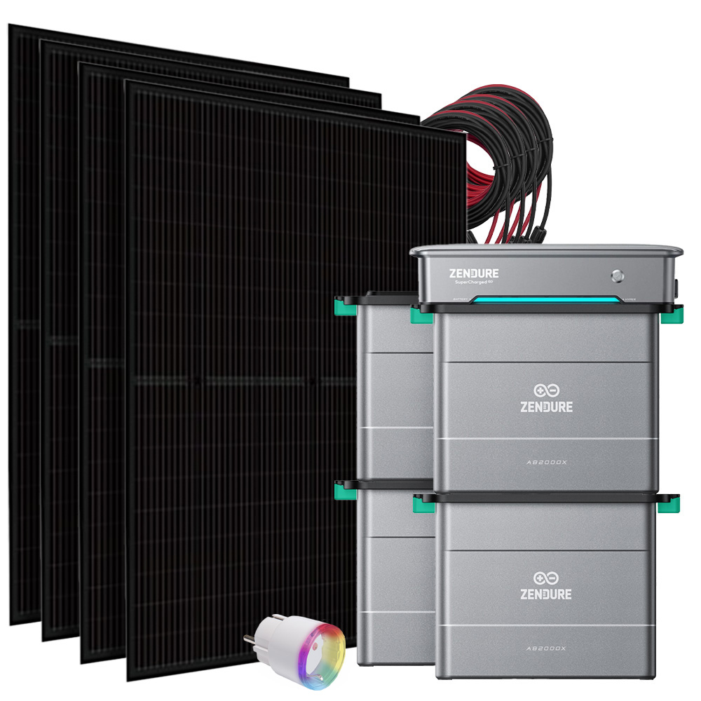 Offgridtec SolarFlow 7,68kWh 1780w Hyper 2000 Centrale électrique pour balcons Dual-Glas TOPCon incl. Satellite Smart Plug