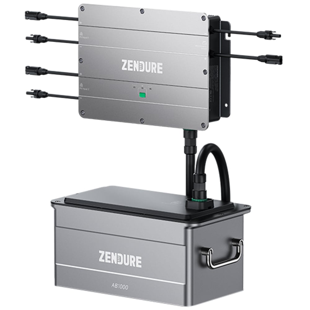 Zendure SolarFlow Set 960Wh Smart PV Hub mit 1x AB1000 Erweiterungsbatterie