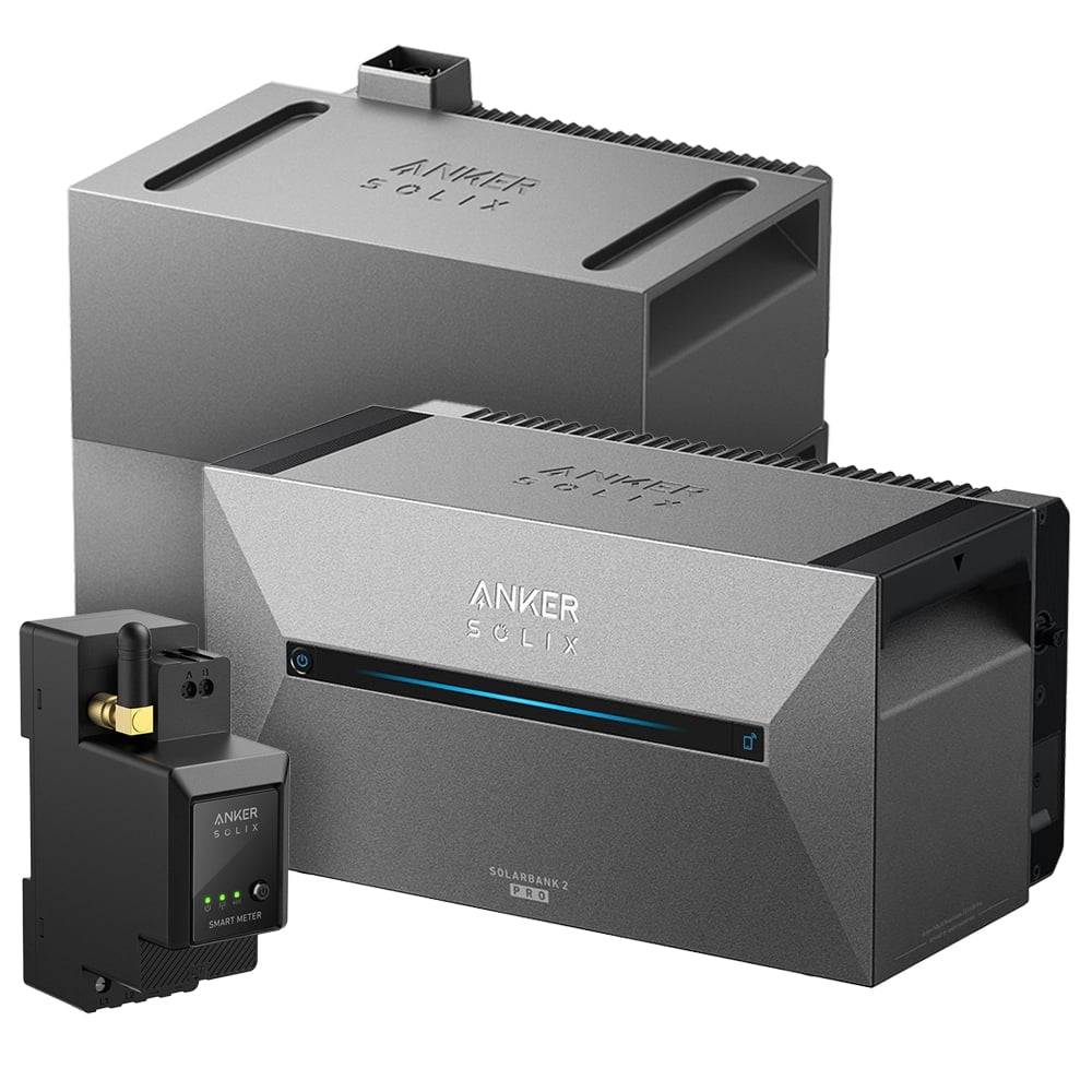 Anker 4,8kWh SOLIX 2 E1600 PRO All-in-One Speichersystem inkl. smarter Stromzähler