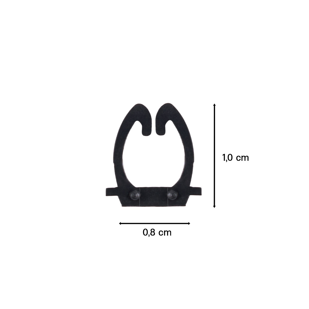 Offgridtec Cable Marker Clips 0–9, 100 pieces, for 4 mm² cables, 10 of each number