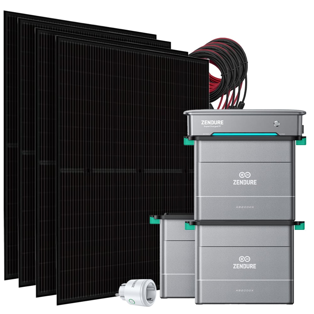 Offgridtec SolarFlow 5,76kWh 1780w Hyper 2000 Centrale électrique pour balcons Dual-Glas TOPCon incl. Satellite Smart Plug