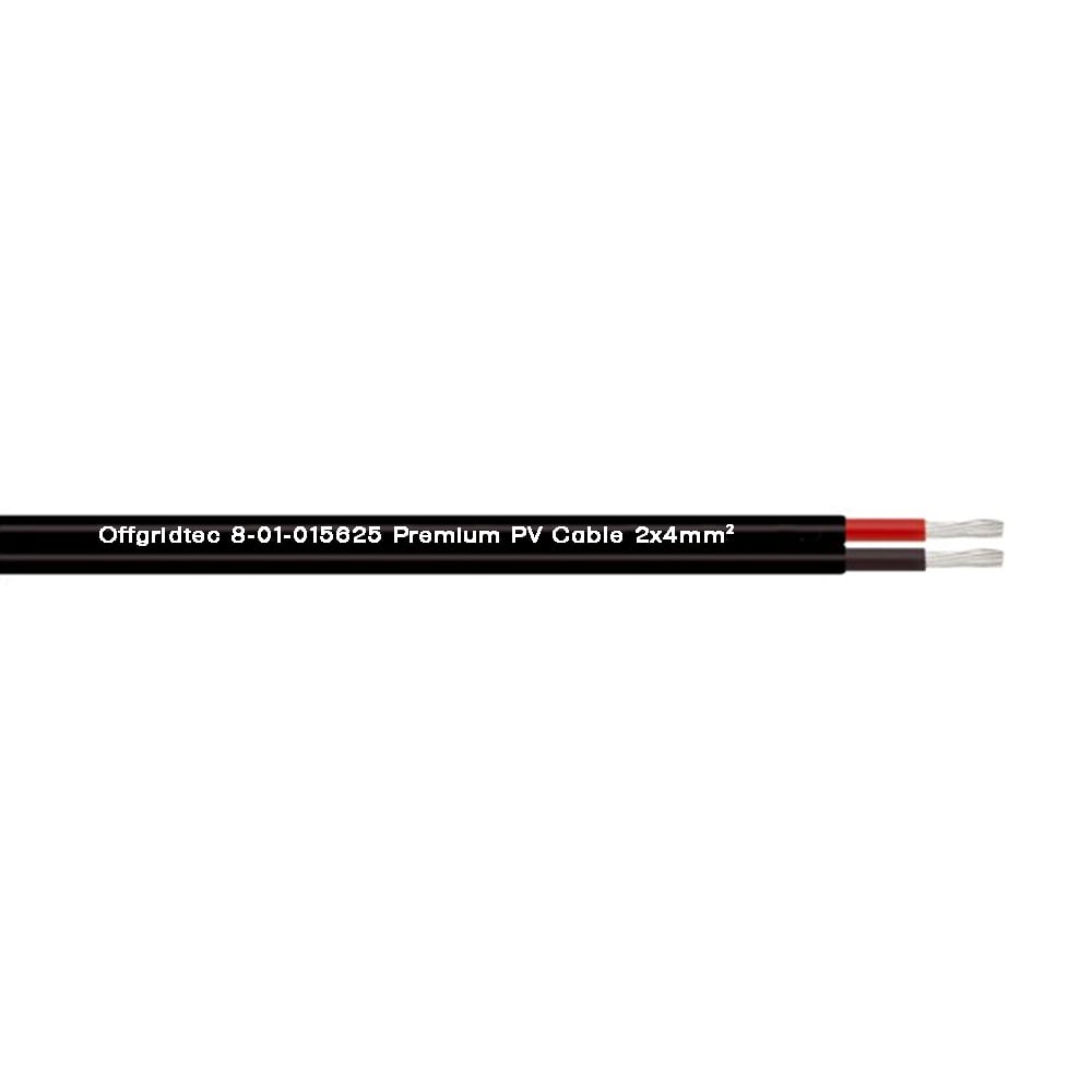 Offgridtec Solar Cable 2x4mm² H1Z2Z2-K 4mm² Two-Conductor Solar Cable ...