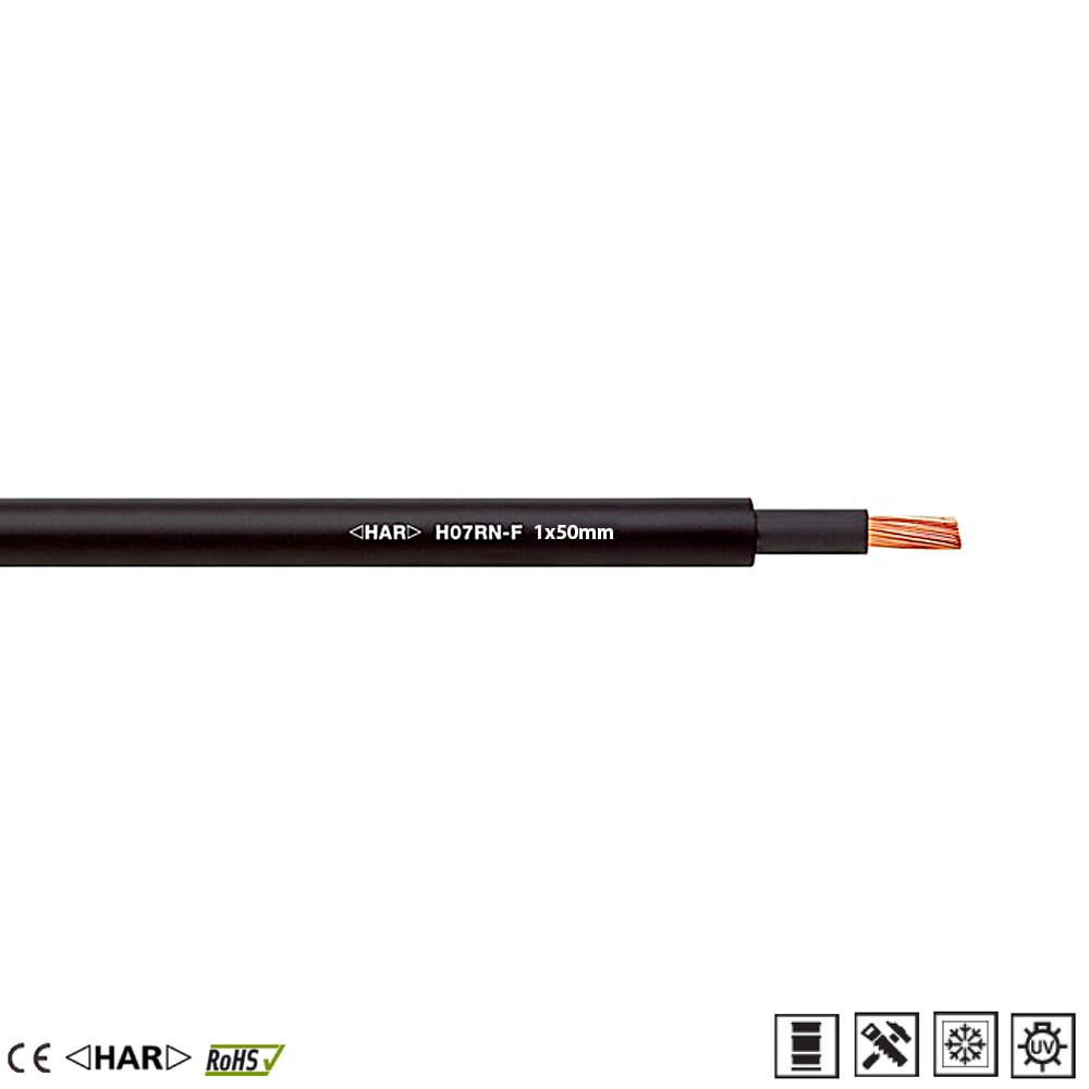 H07RN-F 1x50mm High-End Rubber Cable - Lapp 1600197