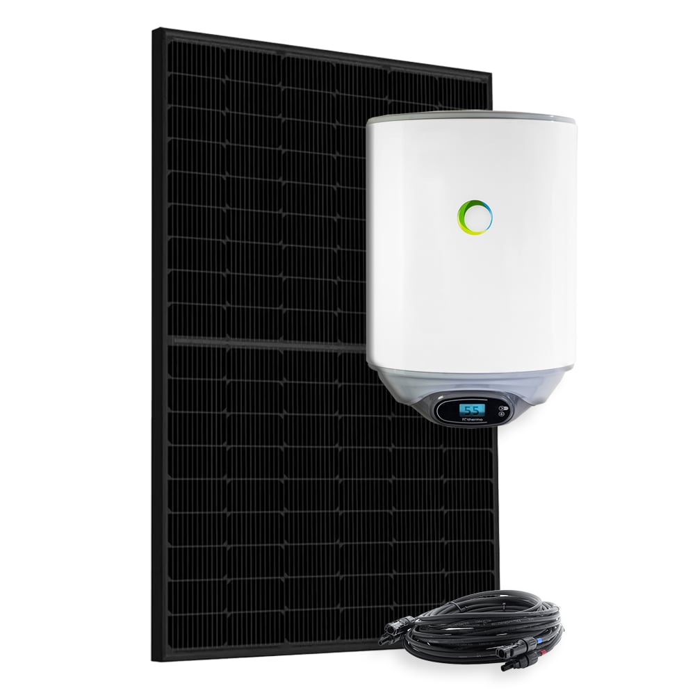 450W Solaranlage mit 30l Fothermo Boiler zur Warmwasseraufbereitung für Garten- oder Berghütte