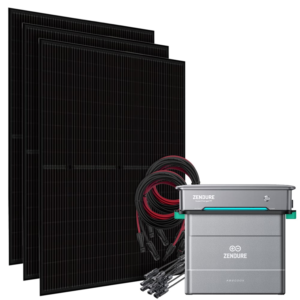 Zendure aio-2400 light weight 1215Wp hm-1200 DTU-WLite Centrale solaire de balcon biface avec stockage