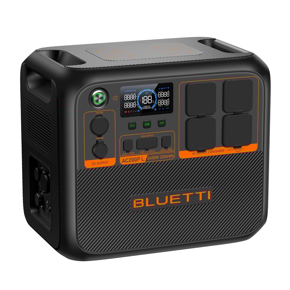 Bluetti AC200PL Powerstation LiFePO4 2304Wh 2400W 45Ah