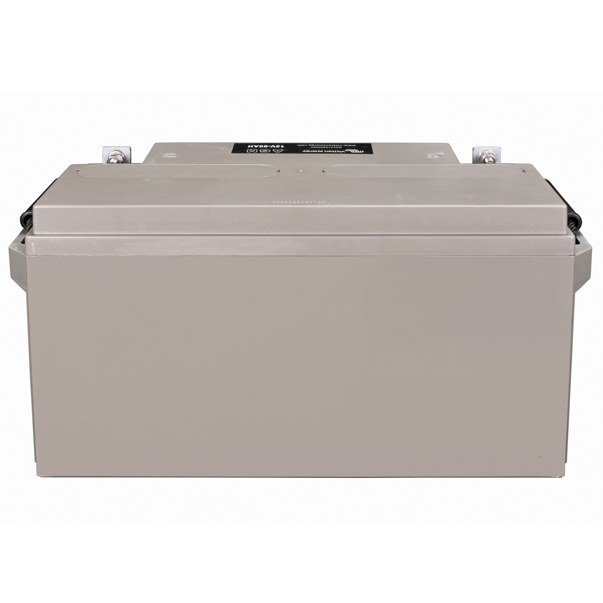 Victron AGM Deep Cycle 12V 90Ah Batterie grau Ansicht Rückseite